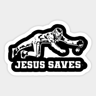 Jesus Saves Sticker